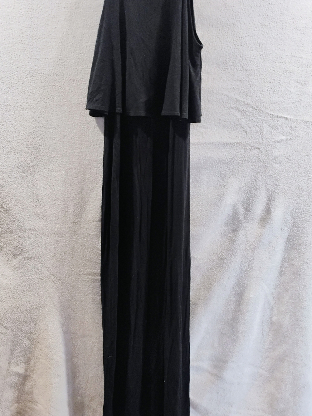 Rebel Sugar Black Maxi Dress - Sleek Sleeveless Design